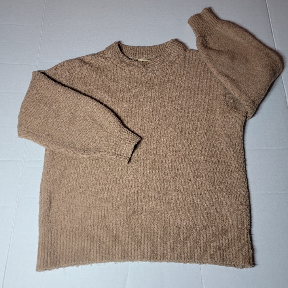 💚Zara Knitwear Winter Collection Girls Tan Sweater Size 9 Years
